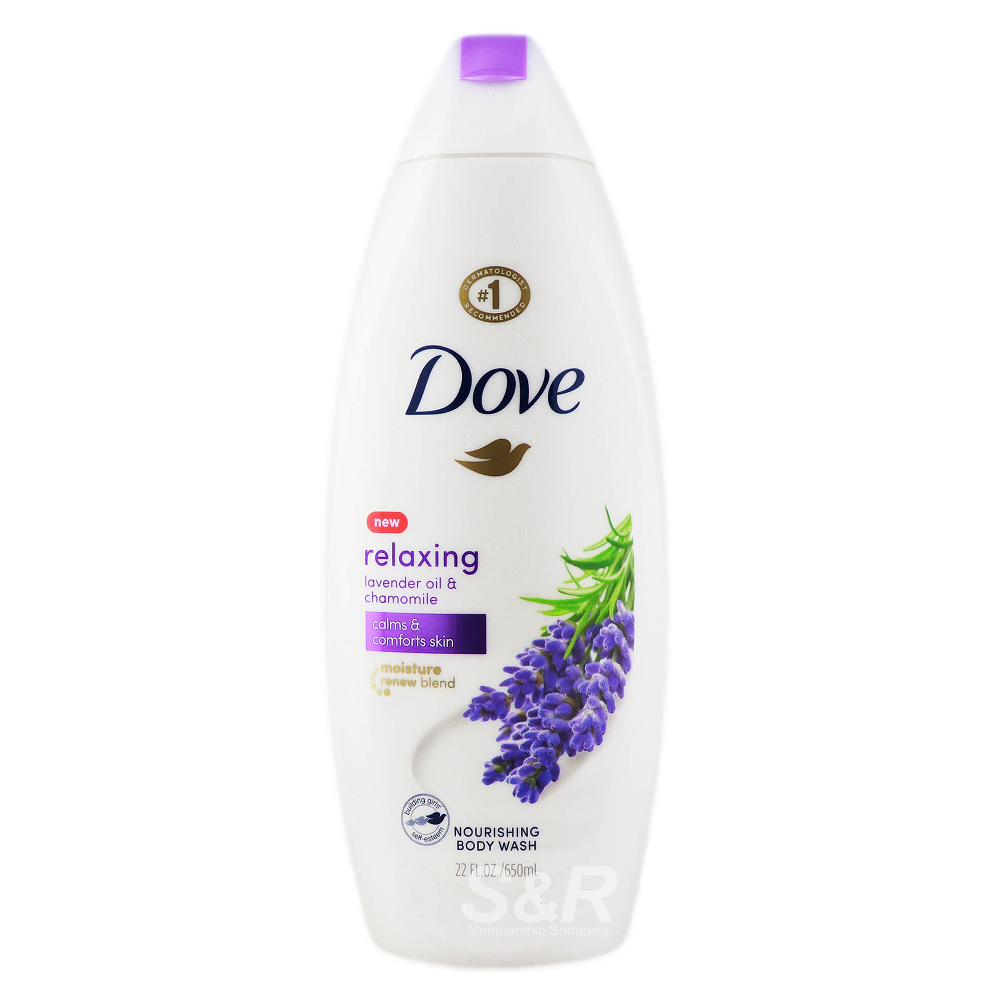 Dove Relaxing Body Wash with Lavender and Chamomile 650mL Dove Relaxing Body Wash with Lavender and Chamomile 650mL